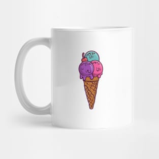 Cartoon  ice cream Mug